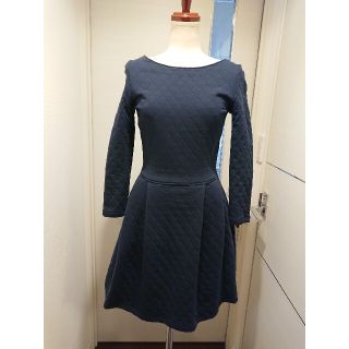 プチバトー(PETIT BATEAU)の新品・未使用☆【PETIT BATEAU】キルティングワンピース(ひざ丈ワンピース)