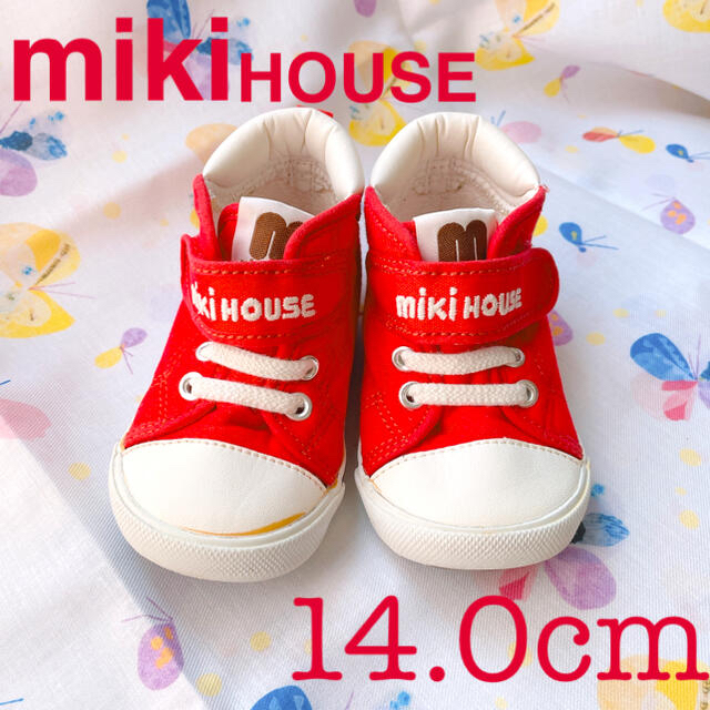 mikihouse(ミキハウス)の【Pinky526dianne様専用】ミキハウスMIKIHOUSE♡14.0cm キッズ/ベビー/マタニティのベビー靴/シューズ(~14cm)(スニーカー)の商品写真