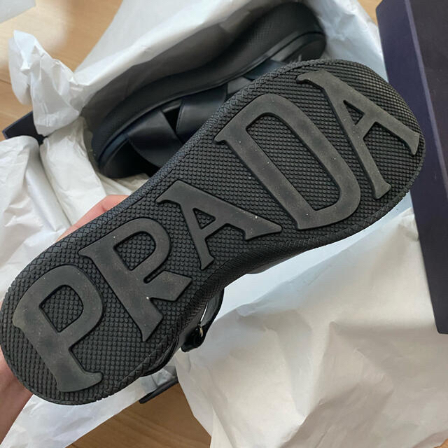 レディースPRADA スポーツサンダル　ブラック