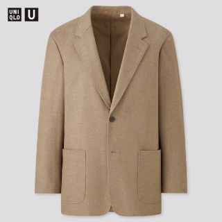 ユニクロ(UNIQLO)のUNIQLO U　ジャージーテーラードジャケットXXL(テーラードジャケット)