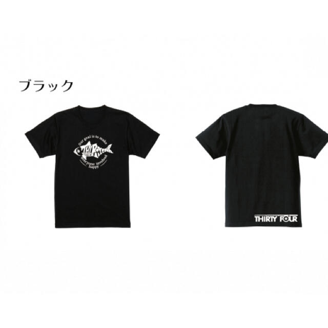 【新品未使用】34 サーティーフォー　2021復刻Tシャツ　ブラック　XXL スポーツ/アウトドアのフィッシング(ウエア)の商品写真