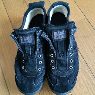 オニツカタイガー(Onitsuka Tiger)の最終価格　オニツカタイガー　スリッポン　22.5㎝(スリッポン/モカシン)