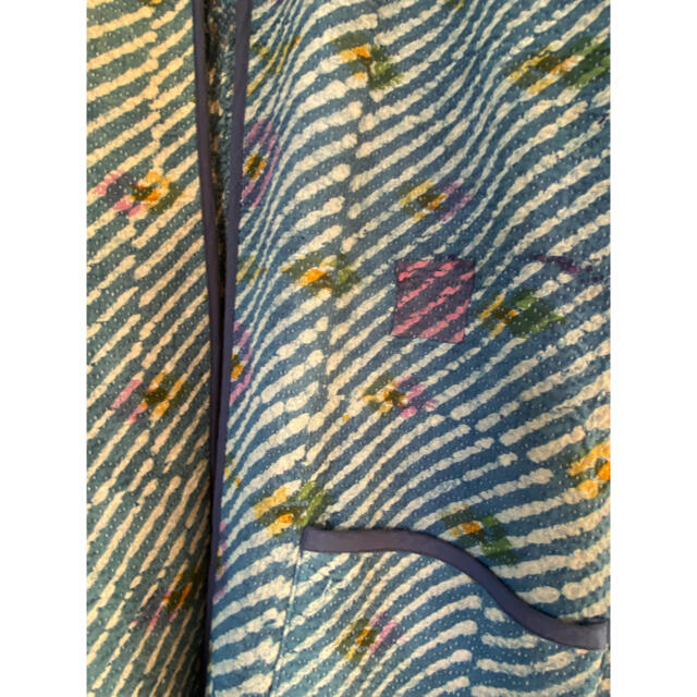 インディゴ染めのヴィンテージカンタ刺繍コートの通販 by ブルーキャラバン｜ラクマ 爆買い