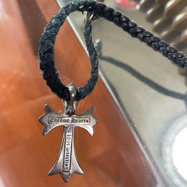 Chrome Hearts(クロムハーツ)の正規店購入 クロムハーツ　クリンプトクロスチョーカー メンズのアクセサリー(ネックレス)の商品写真