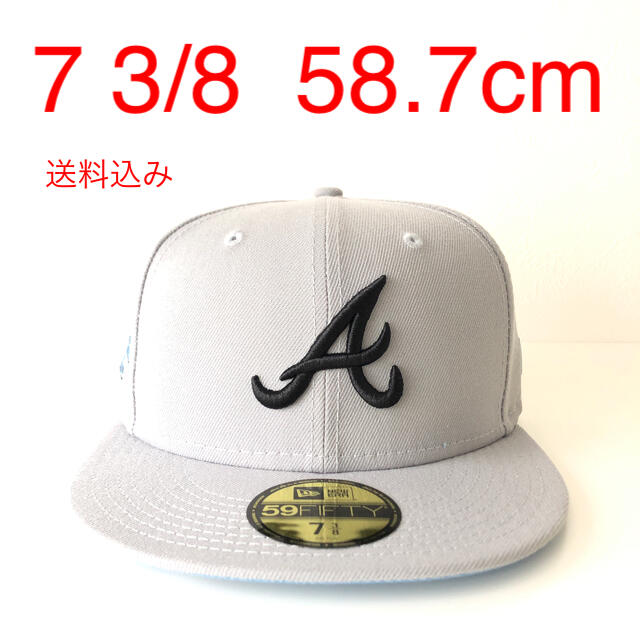 New Era Cap 3/8 ツバ裏ブルー ニューエラ アトランタ ブレイブス