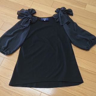 エムズグレイシー(M'S GRACY)のエムズグレイシー🎀リボンチュニック美品38(チュニック)