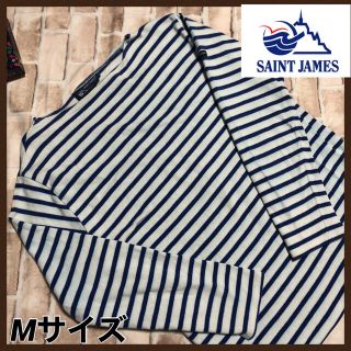 セントジェームス(SAINT JAMES)のセントジェームス ボーダーカットソー Mサイズ 36 長袖 バスクシャツ シャツ(カットソー(長袖/七分))