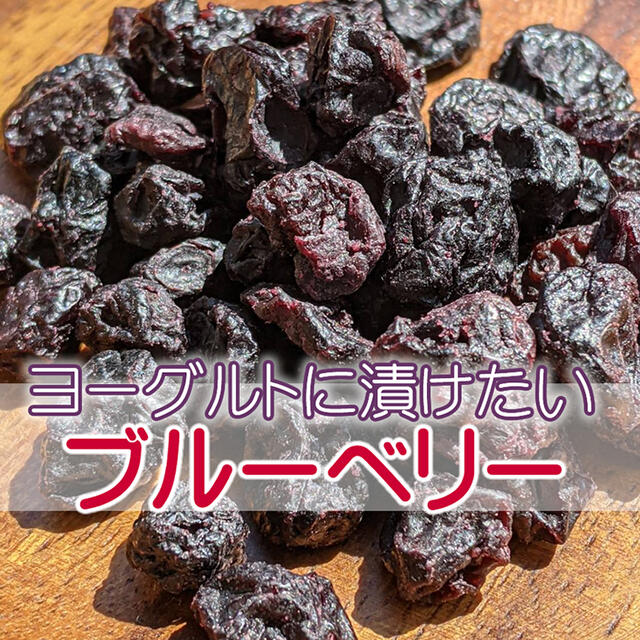 ドライフルーツ ブルーベリー 200g 砂糖のみ 保存料不使用 食品/飲料/酒の食品(菓子/デザート)の商品写真