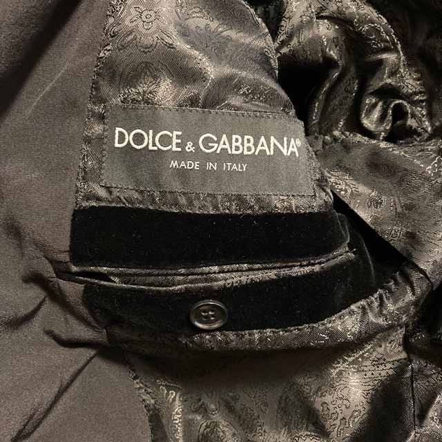 DOLCE & GABBANA silk100% テーラードジャケット