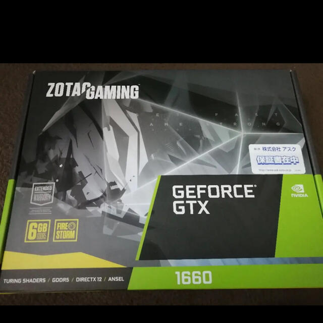 ZOTAC ZT-T16600F-10L GTX1660PCパーツ