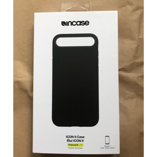 Incase(インケース)のIncase iphone 7&8&se icon 2 case レザー調　黒 スマホ/家電/カメラのスマホアクセサリー(iPhoneケース)の商品写真