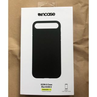 インケース(Incase)のIncase iphone 7&8&se icon 2 case レザー調　黒(iPhoneケース)