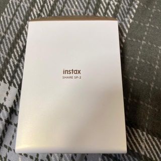 フジフイルム(富士フイルム)のinstax  SHARE SP-2  チェキ プリンターゴールド (フィルムカメラ)