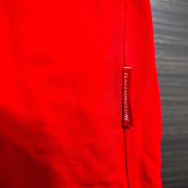 BIGBANG(ビッグバン)のルーシー様 peaceminusone WORK PANTS #1 RED メンズのパンツ(ワークパンツ/カーゴパンツ)の商品写真