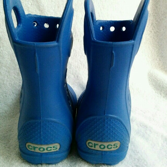 crocs(クロックス)のクロックス　ベビー　長靴　レインシューズ キッズ/ベビー/マタニティのベビー靴/シューズ(~14cm)(長靴/レインシューズ)の商品写真