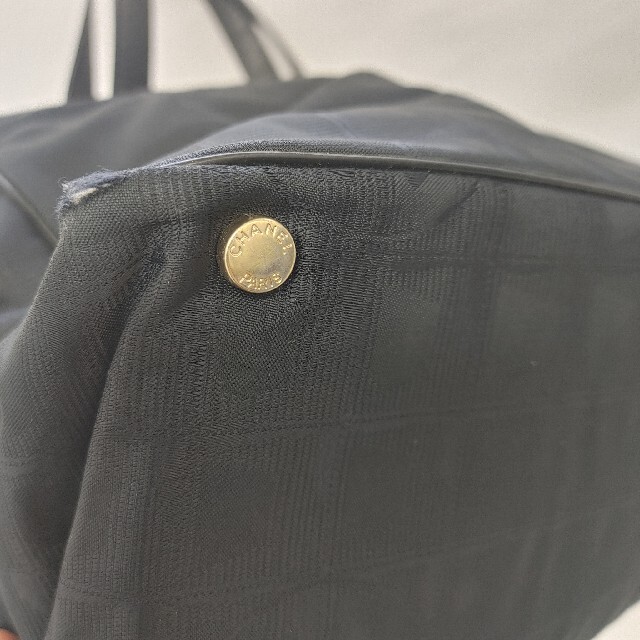 ☆CHANEL シャネル ニュートラベルライン トートバッグ ブラック 黒