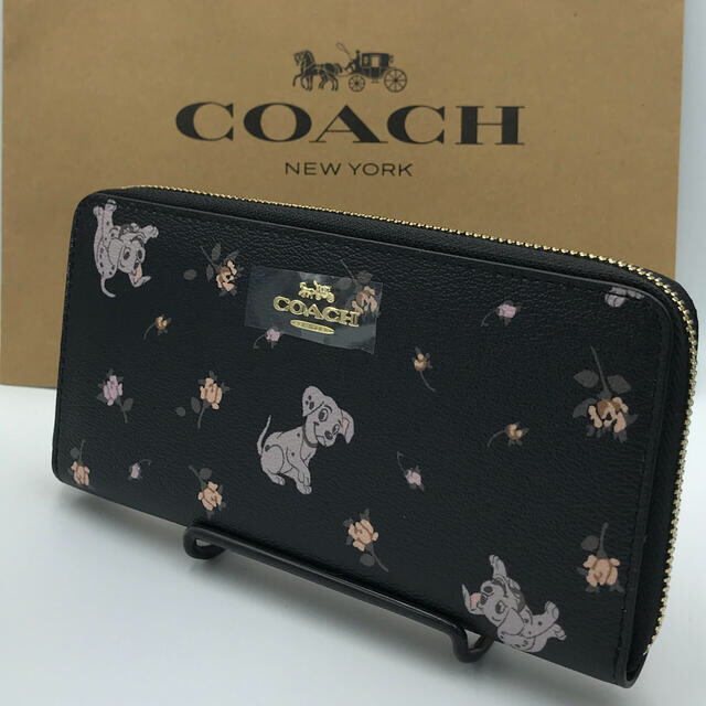 新品】COACHコーチ×ディズニー 101匹わんちゃん ダルメシアン 長財布 ... コーチ 財布 ディズニーコラボ ダルメシアン 101匹わんちゃん