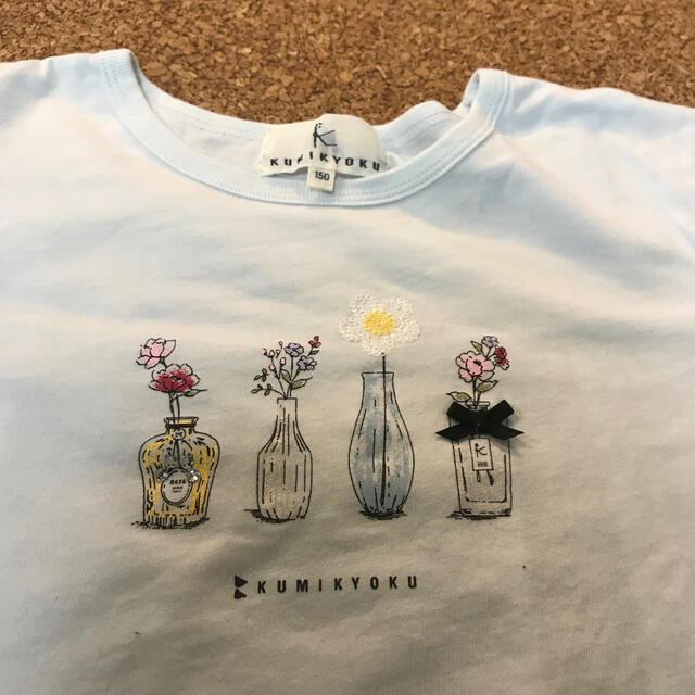 kumikyoku（組曲）(クミキョク)の半袖　150 キッズ/ベビー/マタニティのキッズ服女の子用(90cm~)(Tシャツ/カットソー)の商品写真