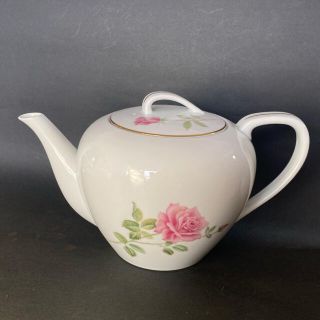 ノリタケ(Noritake)のノリタケ  ヴィンテージ  RC印　ティーポット　ピンクローズ　未使用品(食器)