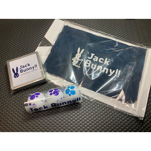 PEARLY GATES(パーリーゲイツ)の【典子様専用品】☆未使用☆JackBunny!! ボール缶ケース フェイスマスク チケットのスポーツ(ゴルフ)の商品写真