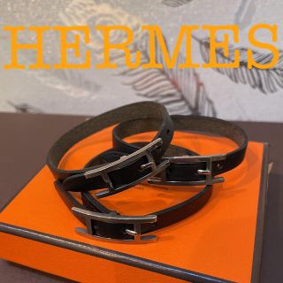 エルメス(Hermes)の正規品★HERMES エルメス アピ3 レザーブレスレット 新品 本物(ブレスレット)