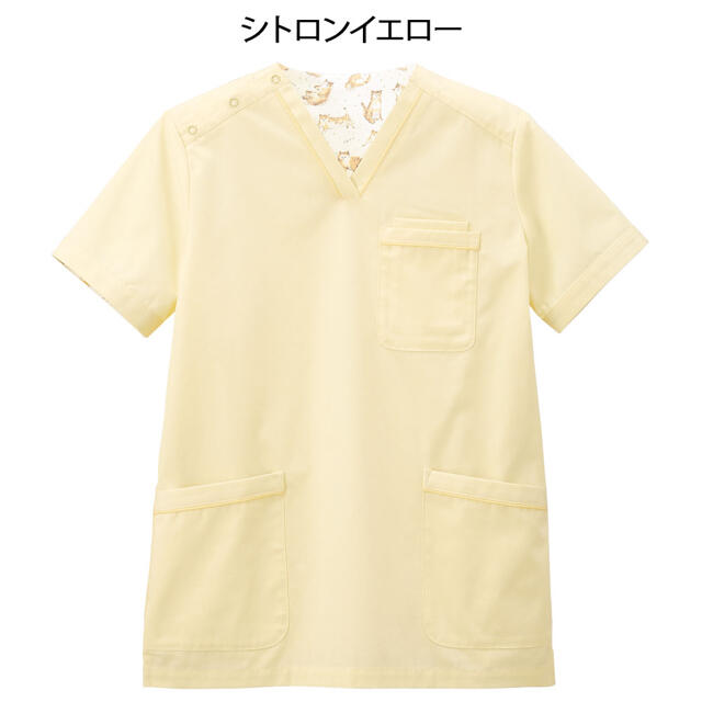 naosudou スクラブ(neko gokuri) 新品未使用 レディースのトップス(Tシャツ(半袖/袖なし))の商品写真