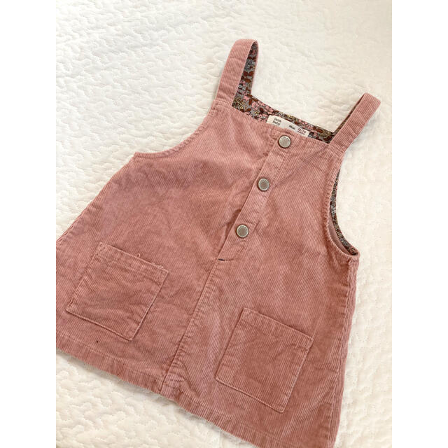 ZARA KIDS(ザラキッズ)のzara baby ワンピース　ジャンパースカート キッズ/ベビー/マタニティのベビー服(~85cm)(ワンピース)の商品写真