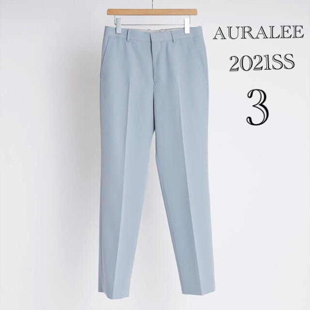 AURALEE LIGHT WOOL MAX GABARDINE SLACKS