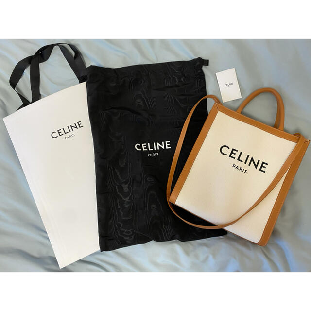 CELINE セリーヌ スモール バーティカル カバ - トートバッグ