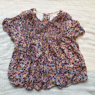 ザラキッズ(ZARA KIDS)の★あんず様専用★ZARA Baby 花柄ブラウス　86センチ(シャツ/カットソー)