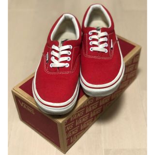 ヴァンズ(VANS)のVANS ERA 23cm RED (スニーカー)