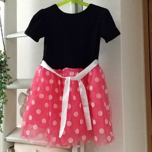 ミニー ワンピース 120cm キッズ/ベビー/マタニティのキッズ服女の子用(90cm~)(ワンピース)の商品写真