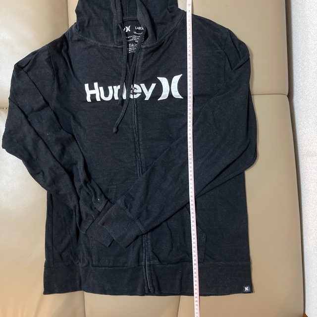 ⭕️Hurley⭕️ハーレー　黒　長袖パーカー　 カラフル　レア　トレーナー　美品