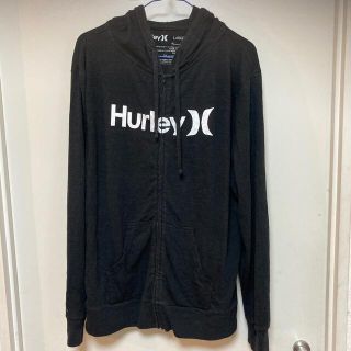 ⭕️Hurley⭕️ハーレー　黒　長袖パーカー　 カラフル　レア　トレーナー　美品