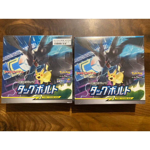 ①新品未開封　シュリンク付き　タッグボルト 初版 ポケモンカード  1BOX