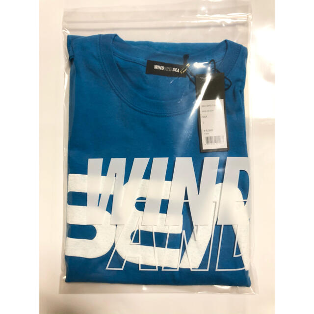 SEA(シー)のウィンダンシー　SEA (SPC) T-SHIRT / SAX (CS-224) メンズのトップス(Tシャツ/カットソー(半袖/袖なし))の商品写真