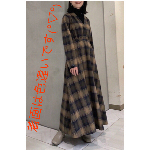 moussy(マウジー)のnさん専用★MOUSSY TARTANCHECKドレス サイズ2 レディースのワンピース(ロングワンピース/マキシワンピース)の商品写真