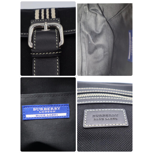 BURBERRY BLUE LABEL(バーバリーブルーレーベル)の【美品】BURBERRY バーバリー　ミニショルダーバッグ　モノトーン　ブラック レディースのバッグ(ショルダーバッグ)の商品写真