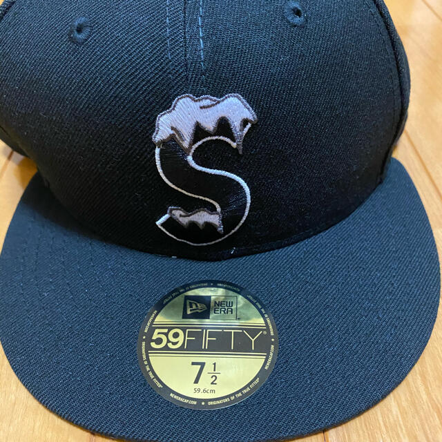 新品 20AW Supreme S Logo New Era Cap 黒