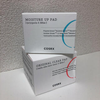COSRX ワンステップオリジナルクリアパッド 赤＋青(ゴマージュ/ピーリング)