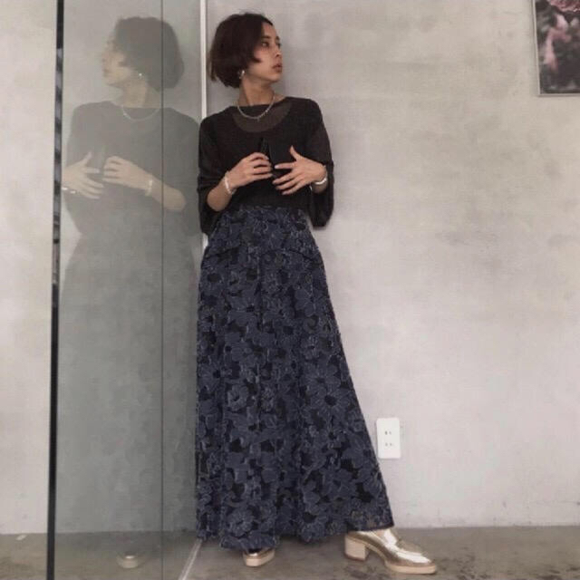 Ameri VINTAGE(アメリヴィンテージ)のアメリヴィンテージ★レーススカート★新品★ANTHESIS LACE SKIRT レディースのスカート(ロングスカート)の商品写真