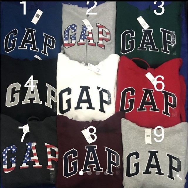 【新品未使用タグ付き正規品 4枚セット】GAPパーカー