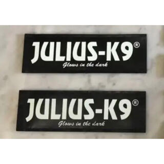ユリウス(JULIUS)の未使用 正規品 JULIUS-K9 反射畜光 ベルクロテープ Mサイズ 2枚(犬)