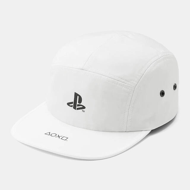 PlayStation(プレイステーション)のGU/ジーユー PlayStation プレイステーション キャップ ホワイト メンズの帽子(キャップ)の商品写真