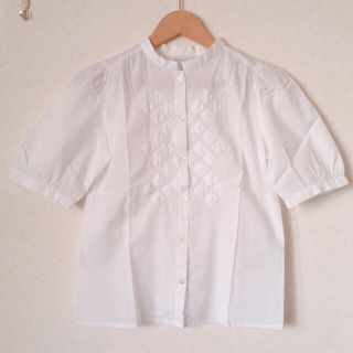 アニエスベー(agnes b.)のagnes b.　半袖ブラウス・スカーフ　新品未使用(シャツ/ブラウス(半袖/袖なし))