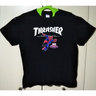 スラッシャー(THRASHER)のスラッシャーtシャツ【スパイダーマンコラボ】❗最終お値下げSALE❗(Tシャツ/カットソー(半袖/袖なし))