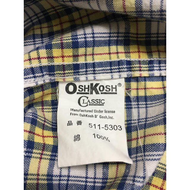 OshKosh(オシュコシュ)のオシュコシュ　OSHKOSH  チェックシャツ　チェック　M メンズのトップス(シャツ)の商品写真