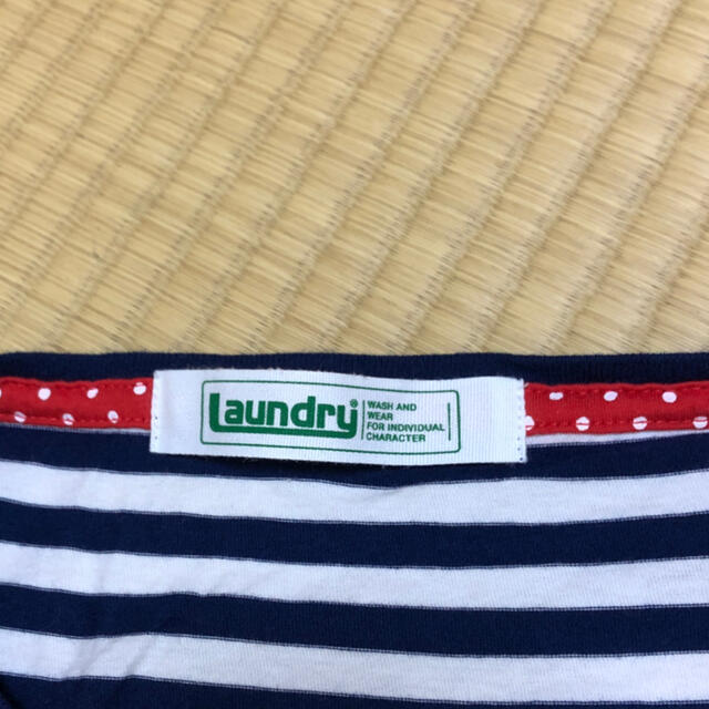 LAUNDRY(ランドリー)のランドリー　ボーダー　ワンピース　フリーサイズ　美品 レディースのワンピース(ミニワンピース)の商品写真