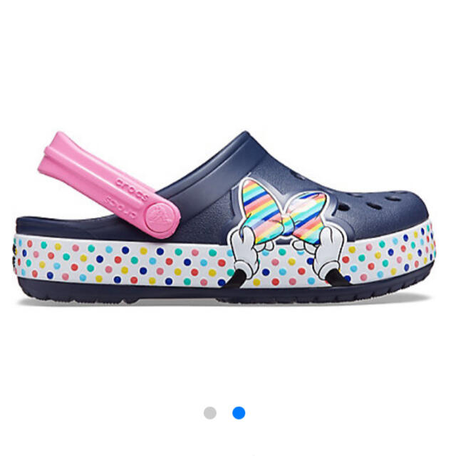 crocs(クロックス)のミニー　クロックス　12cm  USサイズ4 Kids’ Crocs キッズ/ベビー/マタニティのベビー靴/シューズ(~14cm)(サンダル)の商品写真