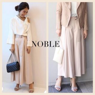 ノーブル(Noble)のNOBLE T/Rギャバダブルラップパンツ(カジュアルパンツ)